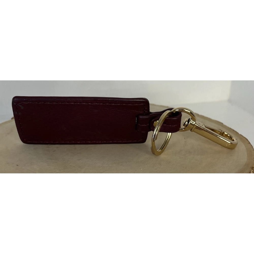 Tignanello Leather Keychain with Gold Accents - Picture 5 of 5